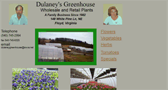 Desktop Screenshot of dulaneygreenhouse.swva.net